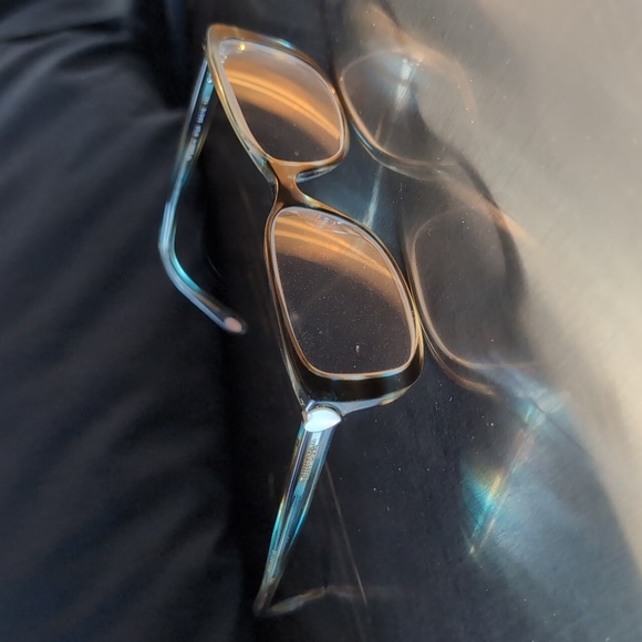 Tiffany eyeglasses/ blue and brown - Picture 1 of 9